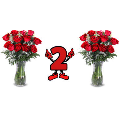 Rosas rojas 2x1